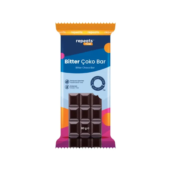 Bitter Çoko Bar 80gr