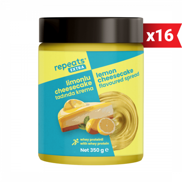 Proteinli Limonlu Cheesecake Tadında Krema 350gr X 16 Adet