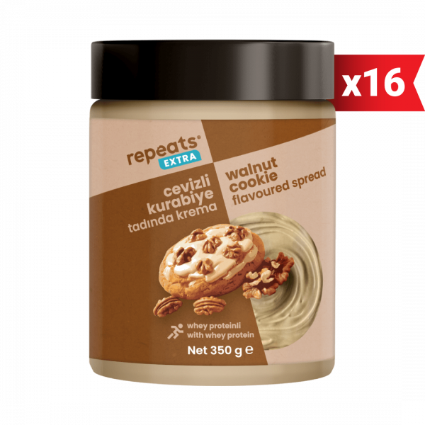 Proteinli Cevizli Kurabiye Tadında Krema 350gr X 16 Adet